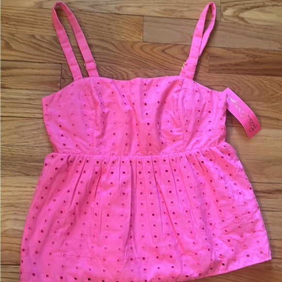 [Lilly Pulitzer] NWT size 4 Michela eyelet cami - Picture 2 of 2